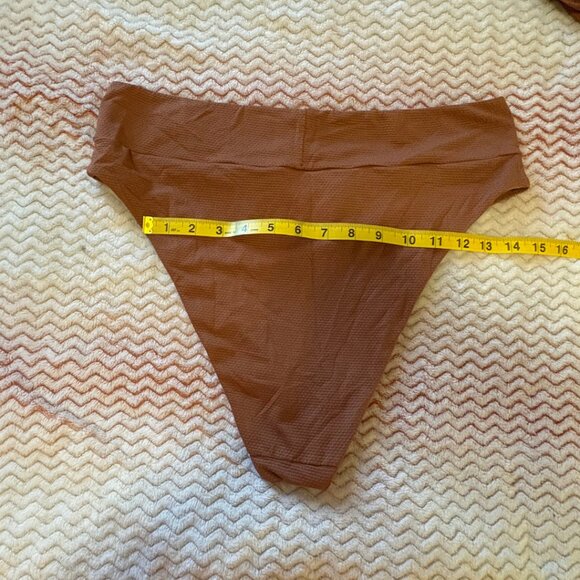 Aerie Brown Bikini Bathing Suit Top and Bottom - Size XL - XXL - Picture 8 of 9